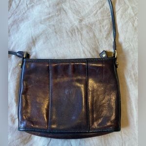 Beautiful brown leather Brahmin bag